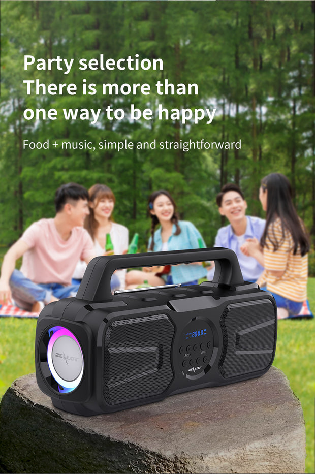 Powerful Sound Solar Charging Waterproof Bluetooth Speaker - Electronicaly